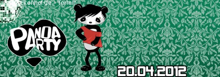 Panda Party Werbeplakat