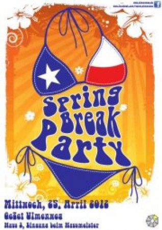 Spring Break Party Werbeplakat