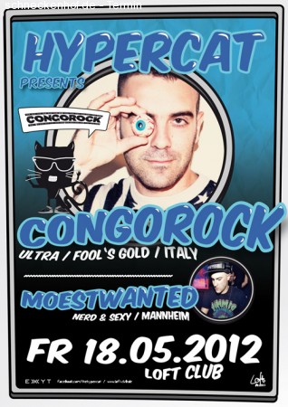 Hypercat pres. Congorock Werbeplakat