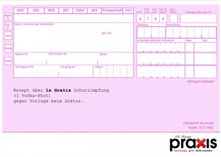 A nice Weekend begins @ Praxis Werbeplakat