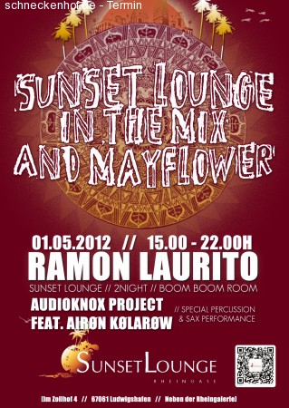 Sunset Lounge In The Mix Werbeplakat