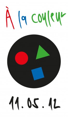 À la couleur Werbeplakat