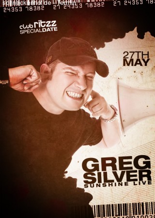 Greg Silver Werbeplakat