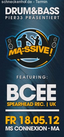 Ma:ssive presents BCee Werbeplakat