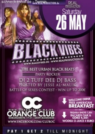 Black Vibes Werbeplakat