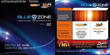 Blue Zone / Stadtfest Mannheim Werbeplakat