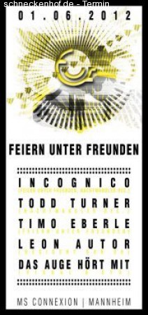 Feiern unter Freunden Werbeplakat