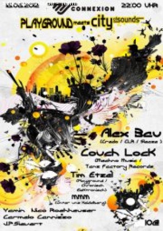 Playground meets City of Sound Werbeplakat