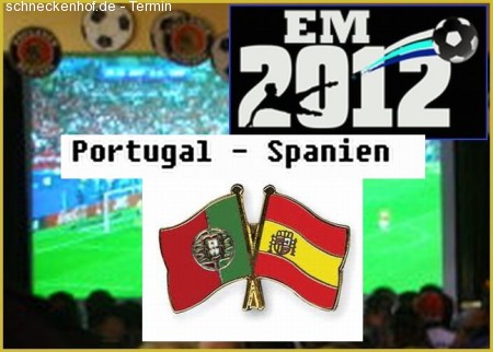 Em Fussball Party Night Werbeplakat