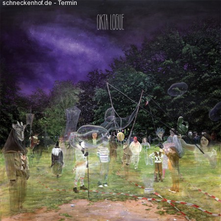 Okta Logue & Bourbon Seas LIVE Werbeplakat