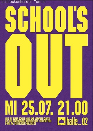 Summerbreak - School´s out Werbeplakat