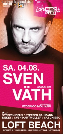 Loft Beach mit Sven Väth Werbeplakat
