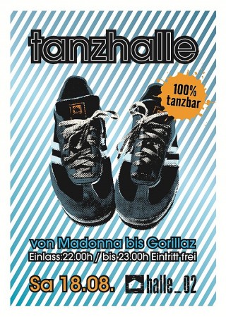 Tanzhalle Werbeplakat