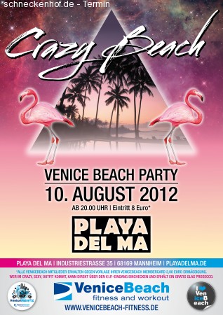 Crazy Beach Werbeplakat