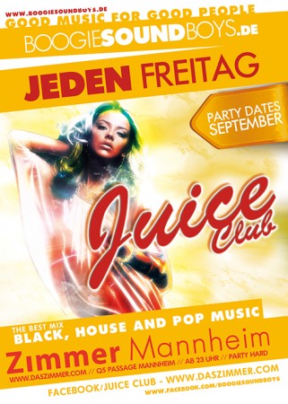 University Juice Werbeplakat