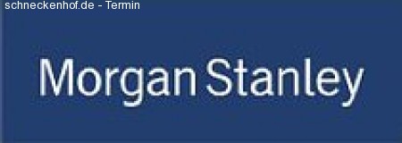 Vortrag: Morgan Stanley Werbeplakat