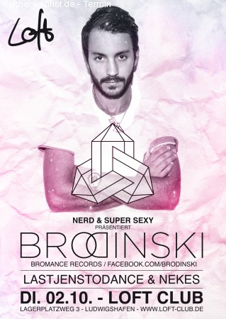 Brodinski Werbeplakat