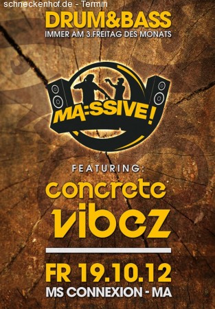 Ma:ssive Goes Concrete Vibez Werbeplakat