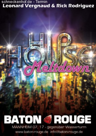 HipHouse Meltdown Werbeplakat