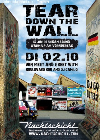 Tear down the Wall Werbeplakat