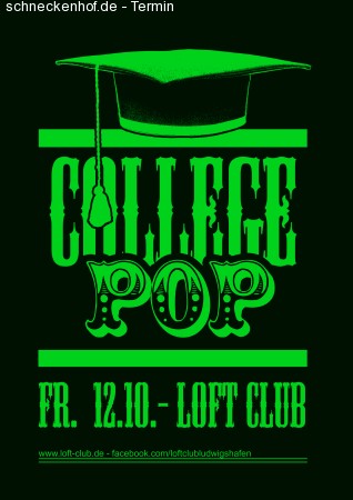 College Pop Werbeplakat
