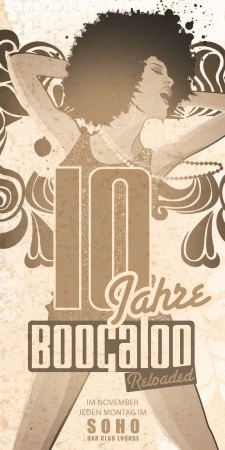 10 Jahre Boogaloo - Original Werbeplakat