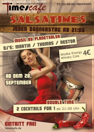 Salsa Times - Die Salsa Party Werbeplakat