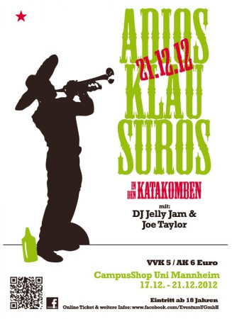 Adios Klausuros Werbeplakat