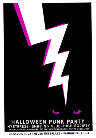 Halloween Punk Party Werbeplakat