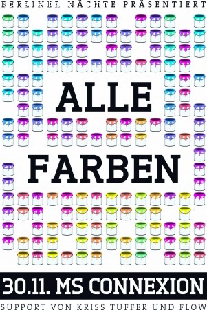 Alle Farben Werbeplakat