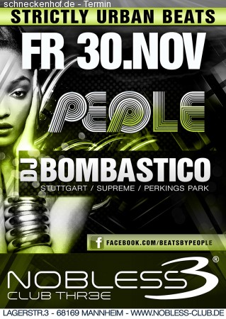 People - Strictly Urban Beats Werbeplakat