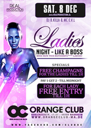 Ladies Night Werbeplakat