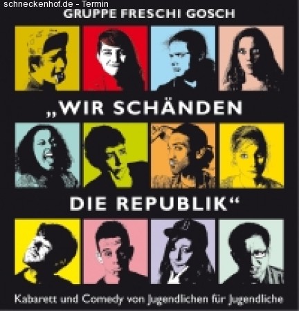 Jugendkulturkabarett Werbeplakat