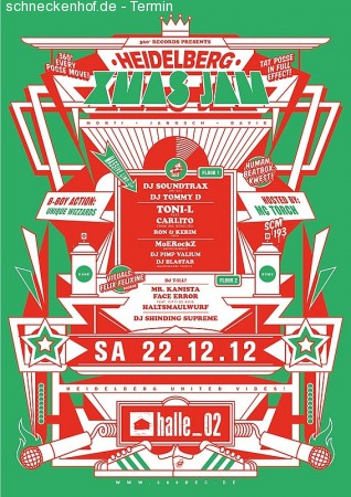 360° HD Xmas Jam Werbeplakat