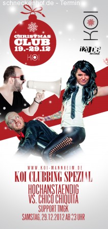 HOCHANSTAENDIG Clubbing Werbeplakat