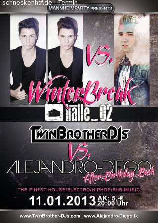 WinterBreak Party @ halle_02 Werbeplakat