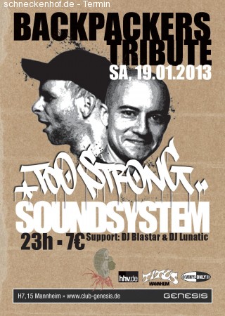 Backpackers Tribute Werbeplakat