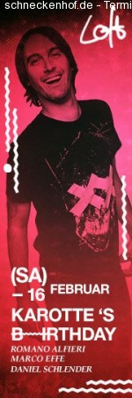 Karotte's Birthday @ Loft Club Werbeplakat