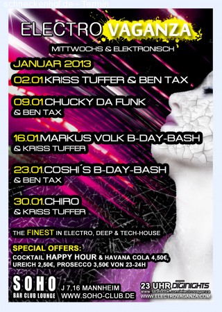 Electrovaganza Werbeplakat
