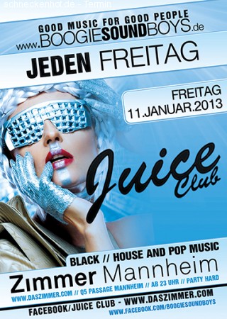 Juice Club - University Juice Werbeplakat