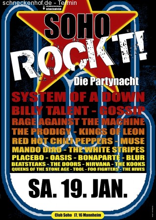 Soho Rockt! Werbeplakat
