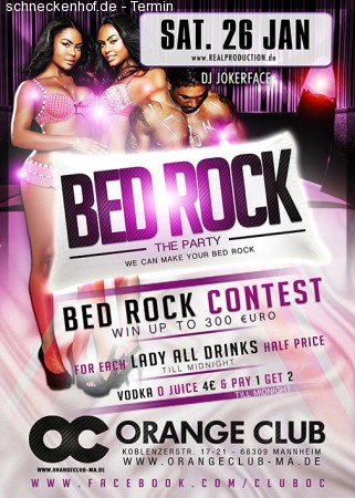 Bed Rock - The Party Werbeplakat