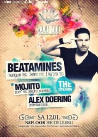Soulfood mit Beatamines Werbeplakat