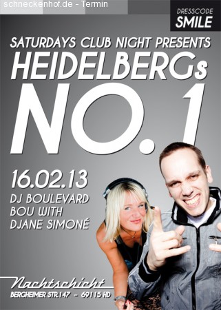 Saturdays Clubnight Werbeplakat