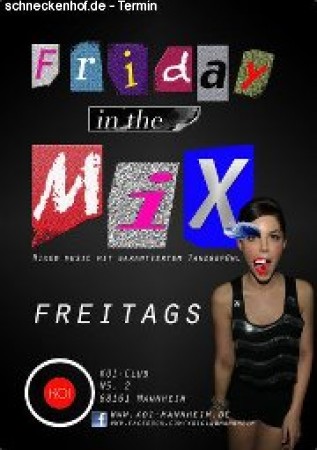 Friday In The Mix Werbeplakat