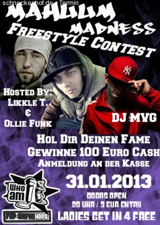 Mahuum Madness Werbeplakat