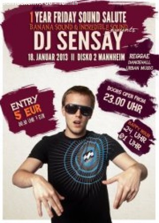 Any Given Friday -Sound Salute Werbeplakat