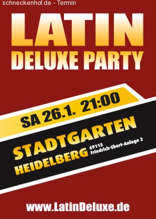 LATIN DELUXE PARTY Werbeplakat