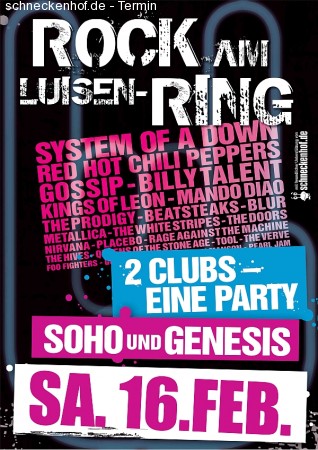 Rock am Luisenring – Double Cl Werbeplakat
