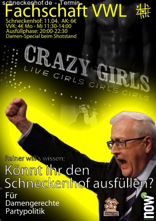 VWLer Fete Werbeplakat